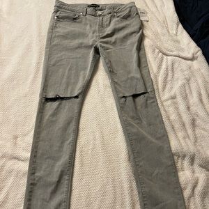 Monfrere skinny jeans grey size 36